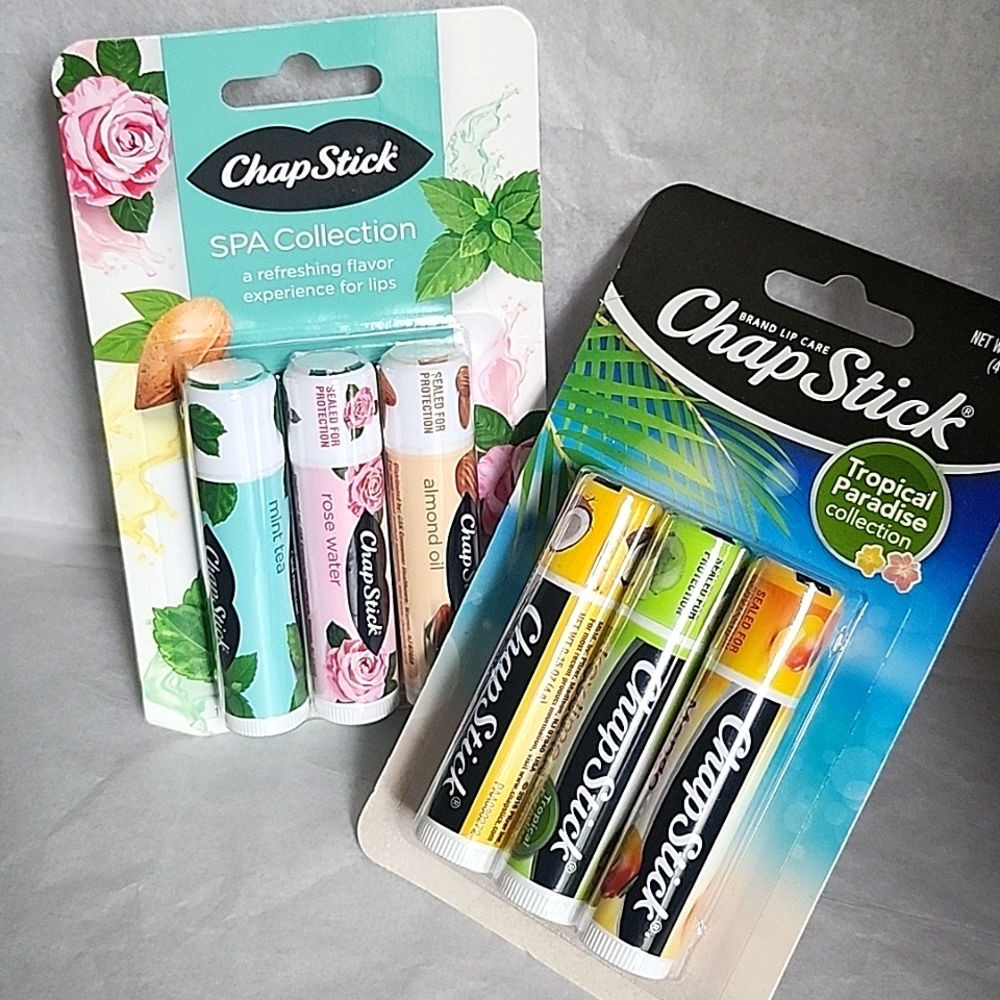 Three Pack Chapsticks Lot of 2